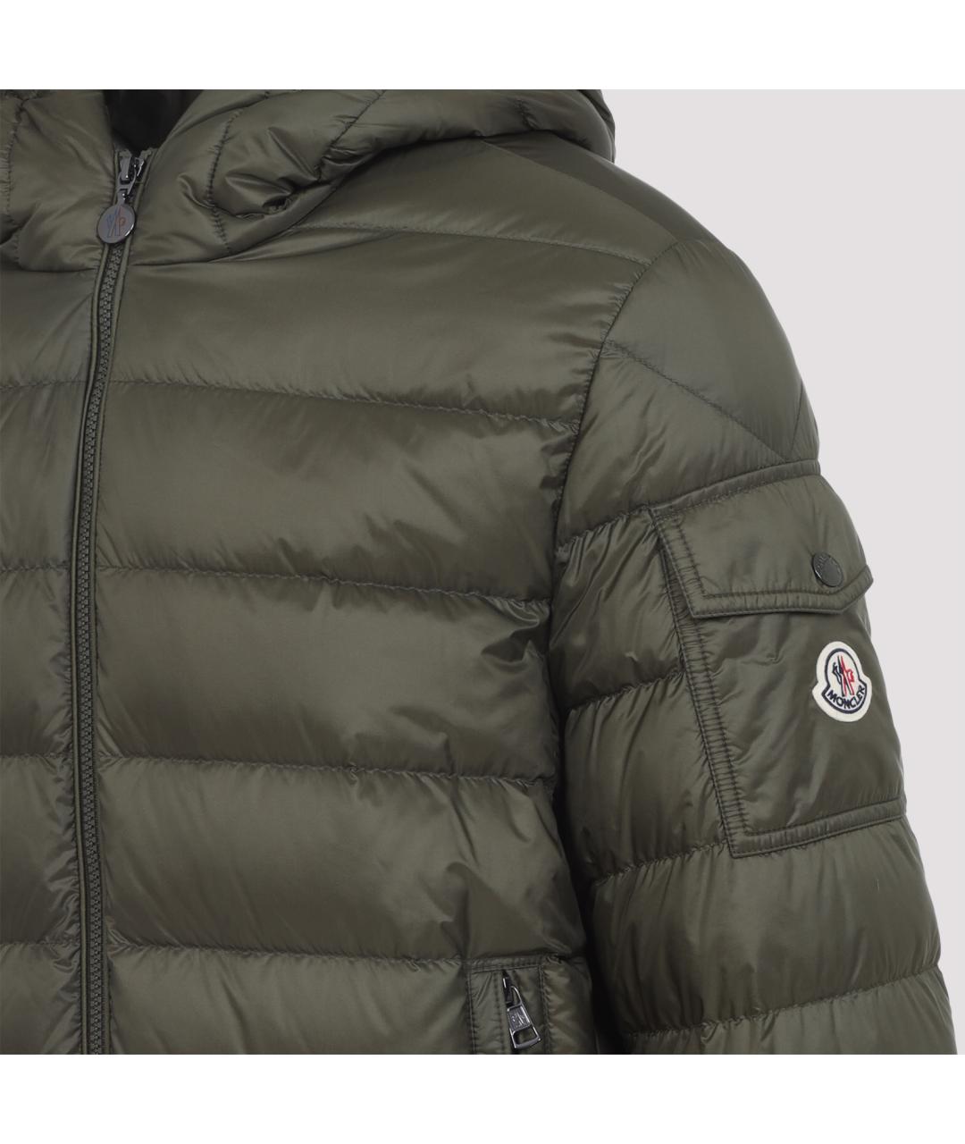 MONCLER Зеленая полиамидовая куртка, фото 4