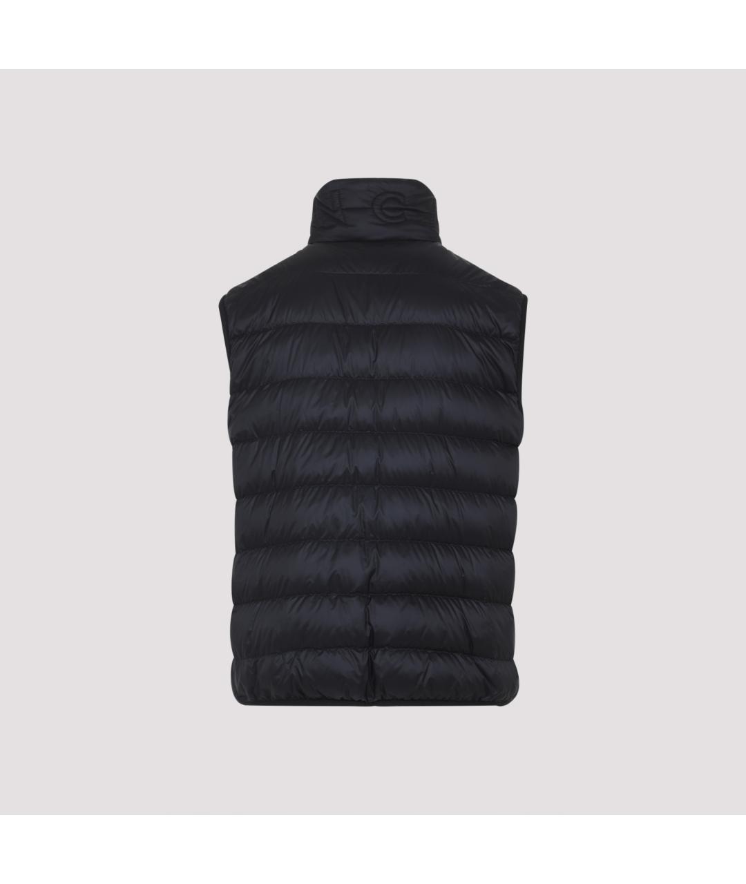 MONCLER Темно-синяя полиамидовая жилетка, фото 2