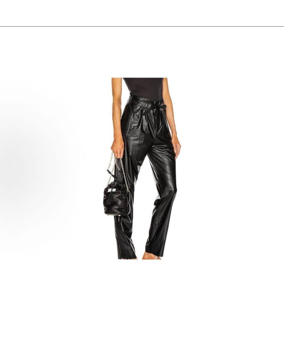 MAISON MARGIELA Черная кожаная сумка через плечо, фото 4