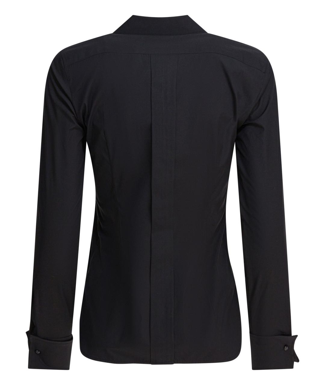 MAX MARA Черная хлопковая рубашка, фото 2