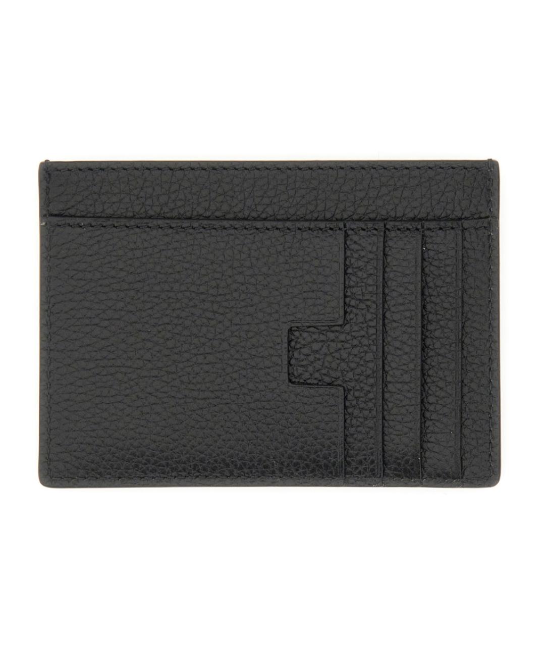 TOM FORD Черный кожаный кошелек, фото 1