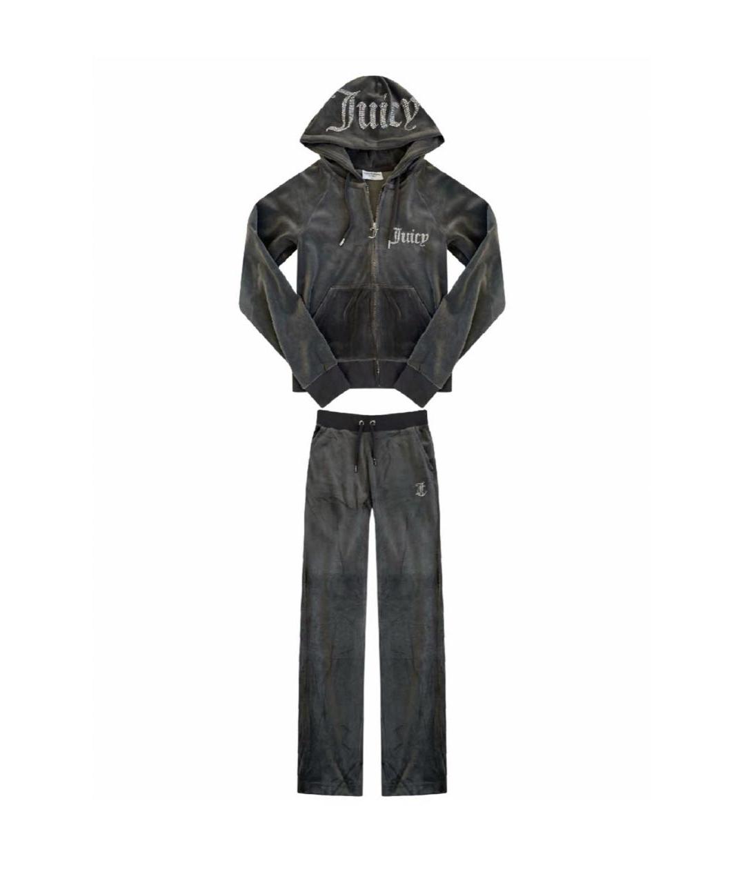 JUICY COUTURE Серый полиэстеровый спортивные костюмы, фото 1