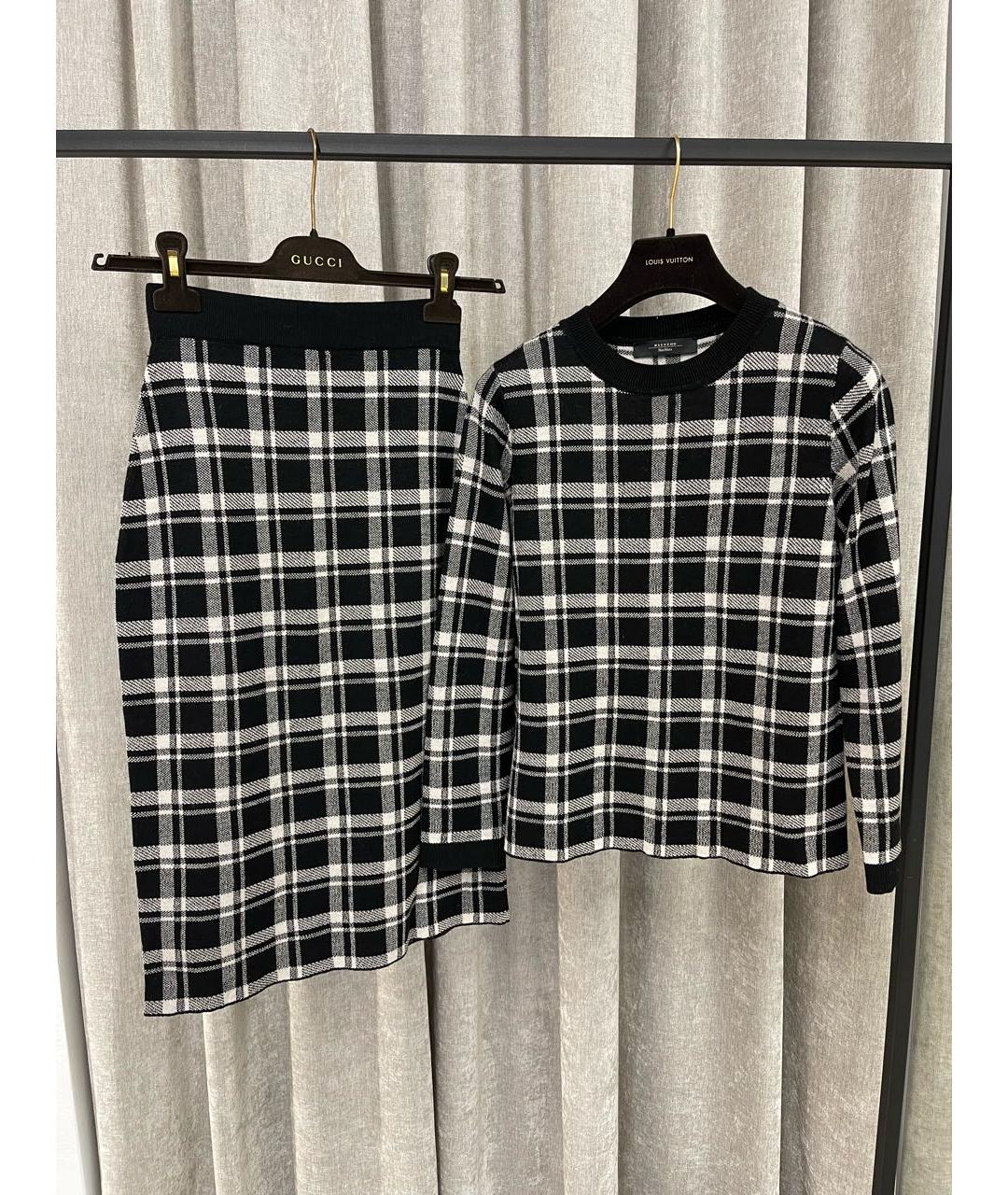 WEEKEND MAX MARA Черный костюм с юбками, фото 3