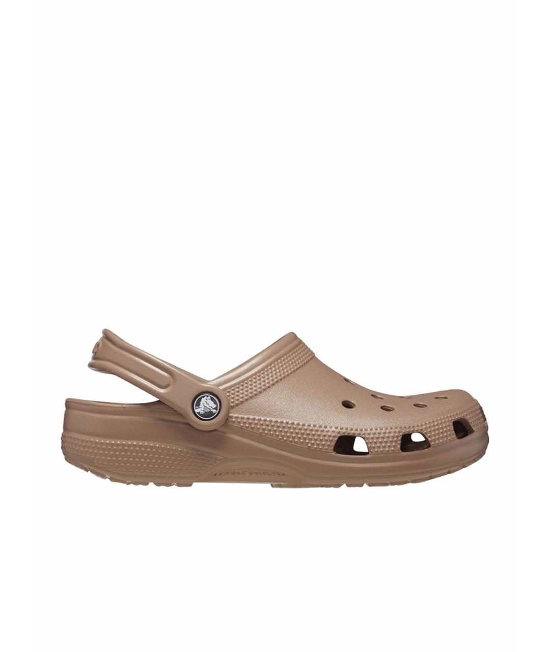 CROCS Коричневые резиновые сабо, фото 1
