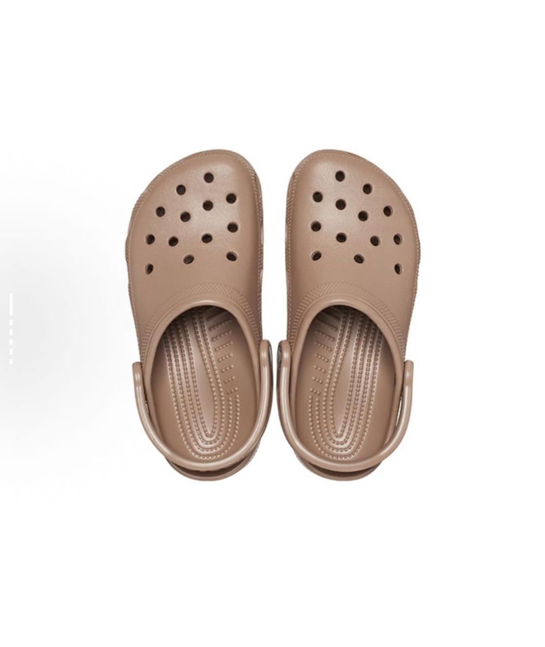 CROCS Коричневые резиновые сабо, фото 2