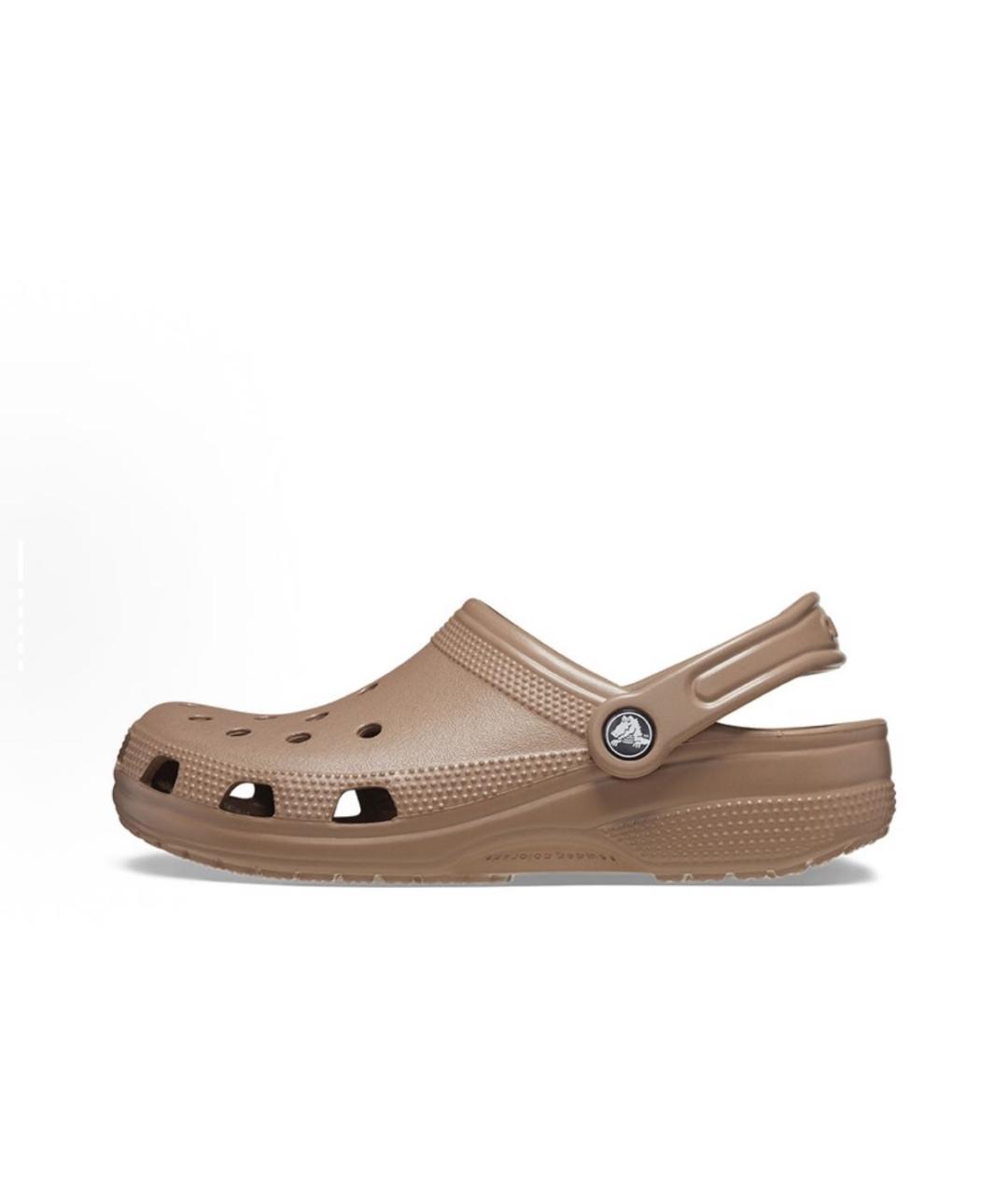 CROCS Коричневые резиновые сабо, фото 6