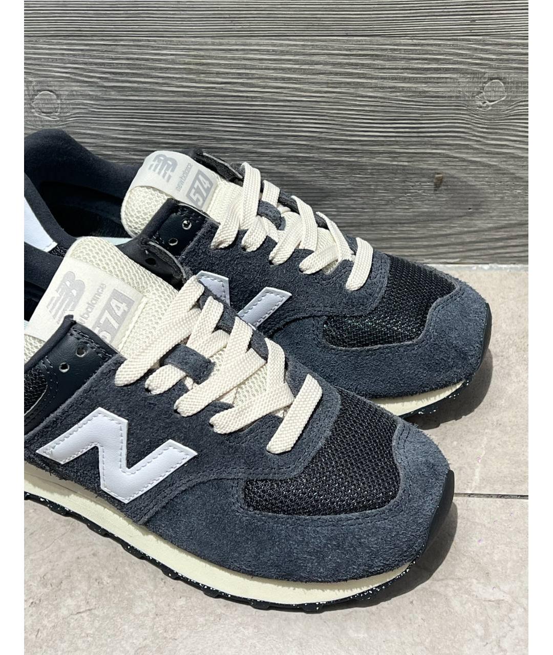 NEW BALANCE Антрацитовые низкие кроссовки / кеды, фото 4