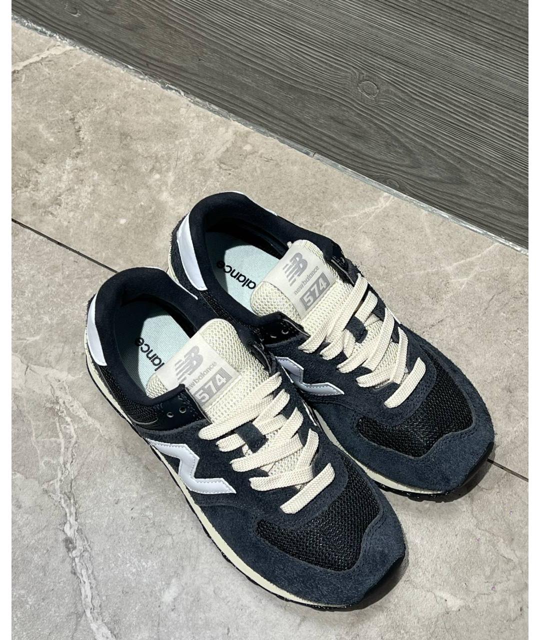 NEW BALANCE Антрацитовые низкие кроссовки / кеды, фото 3
