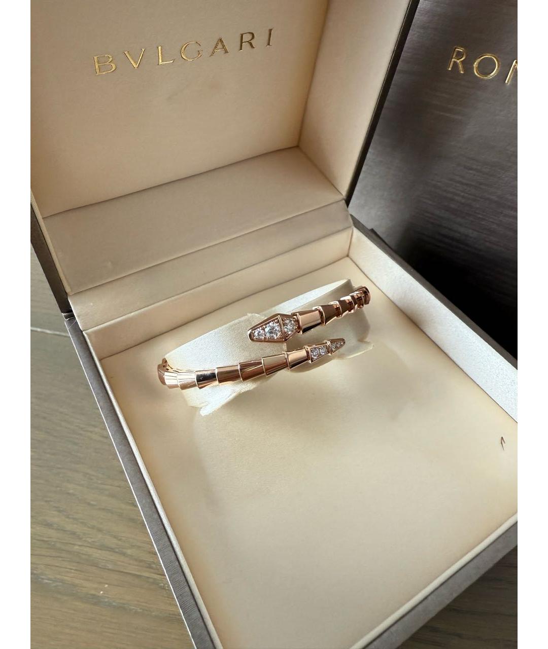 BVLGARI Золотой браслет из розового золота, фото 3