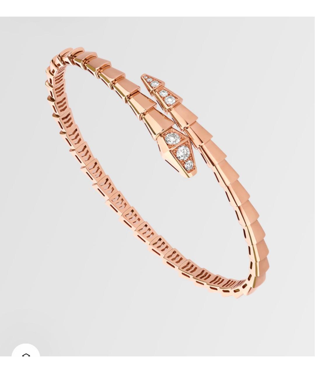 BVLGARI Золотой браслет из розового золота, фото 5