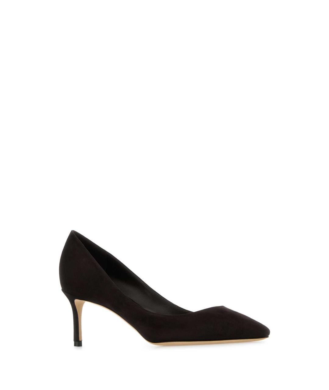 JIMMY CHOO Коричневые замшевые туфли, фото 2