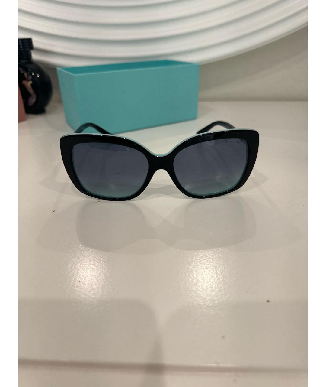 TIFFANY&CO Черные пластиковые солнцезащитные очки, фото 6