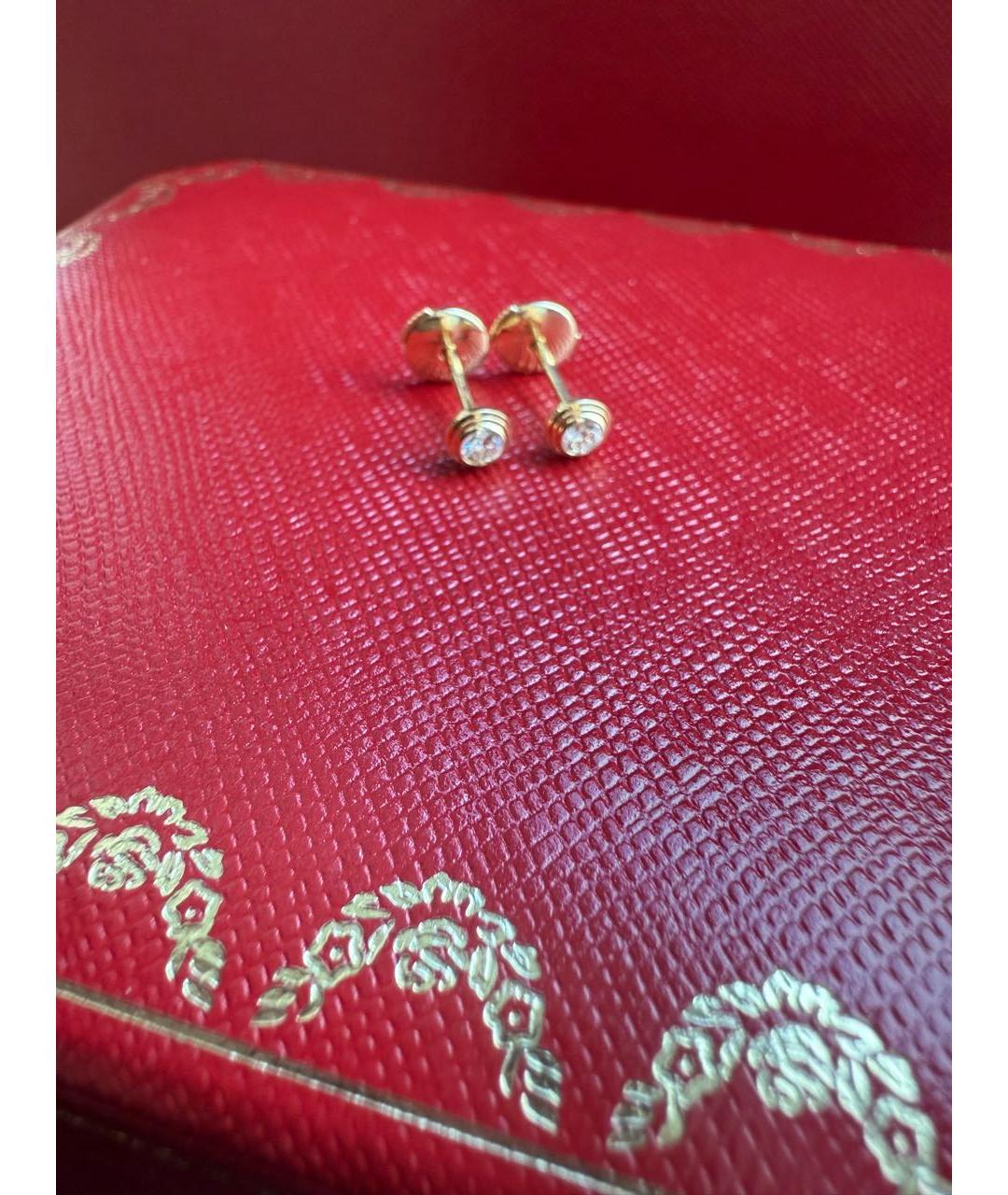 CARTIER Золотые серьги из розового золота, фото 3