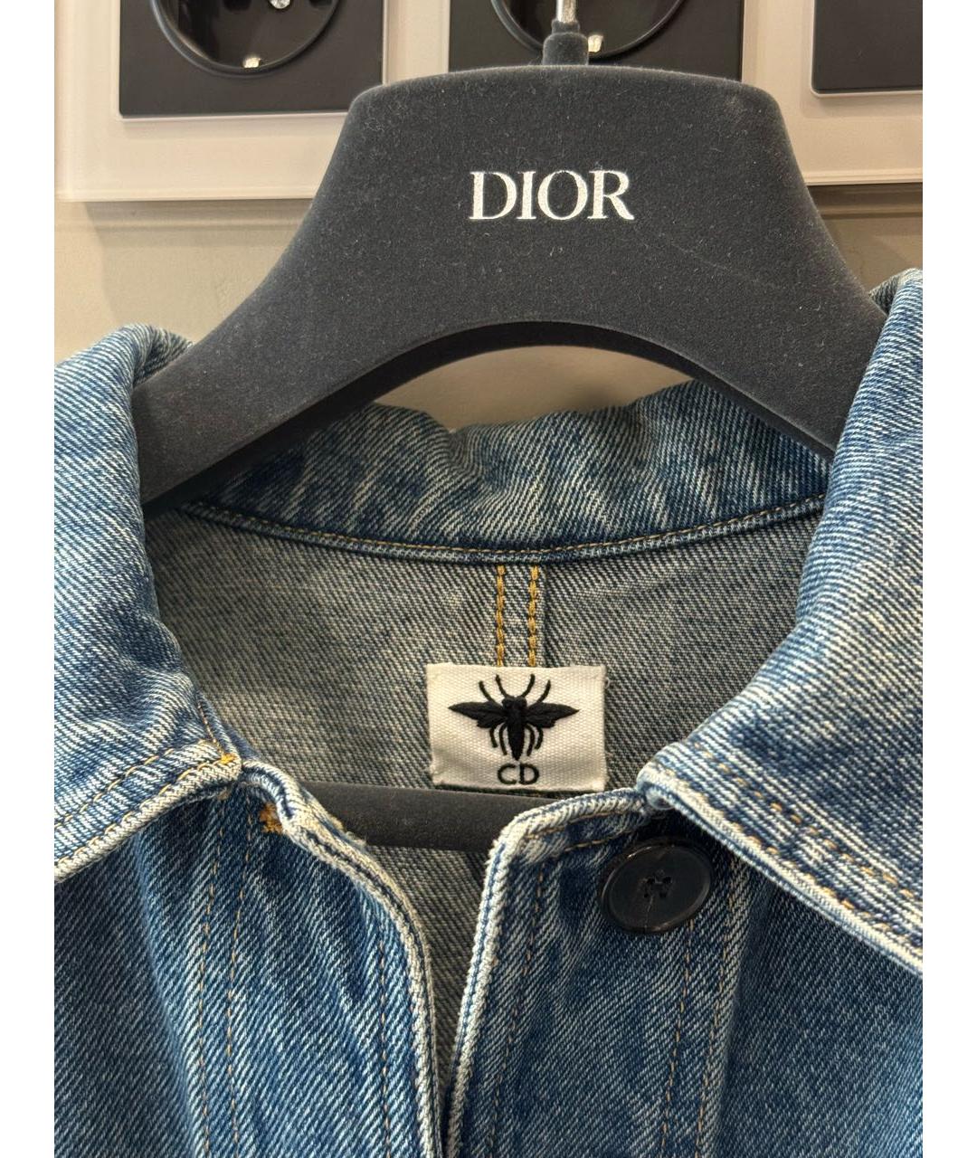 CHRISTIAN DIOR Голубая деним куртка, фото 4