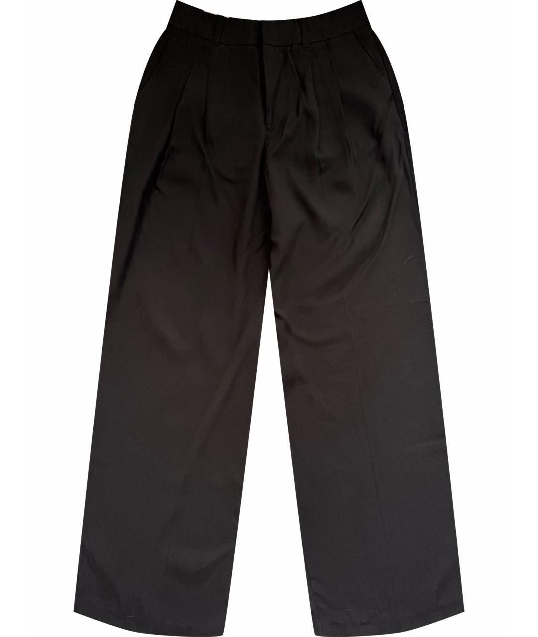 CALVIN KLEIN Черные прямые брюки, фото 1