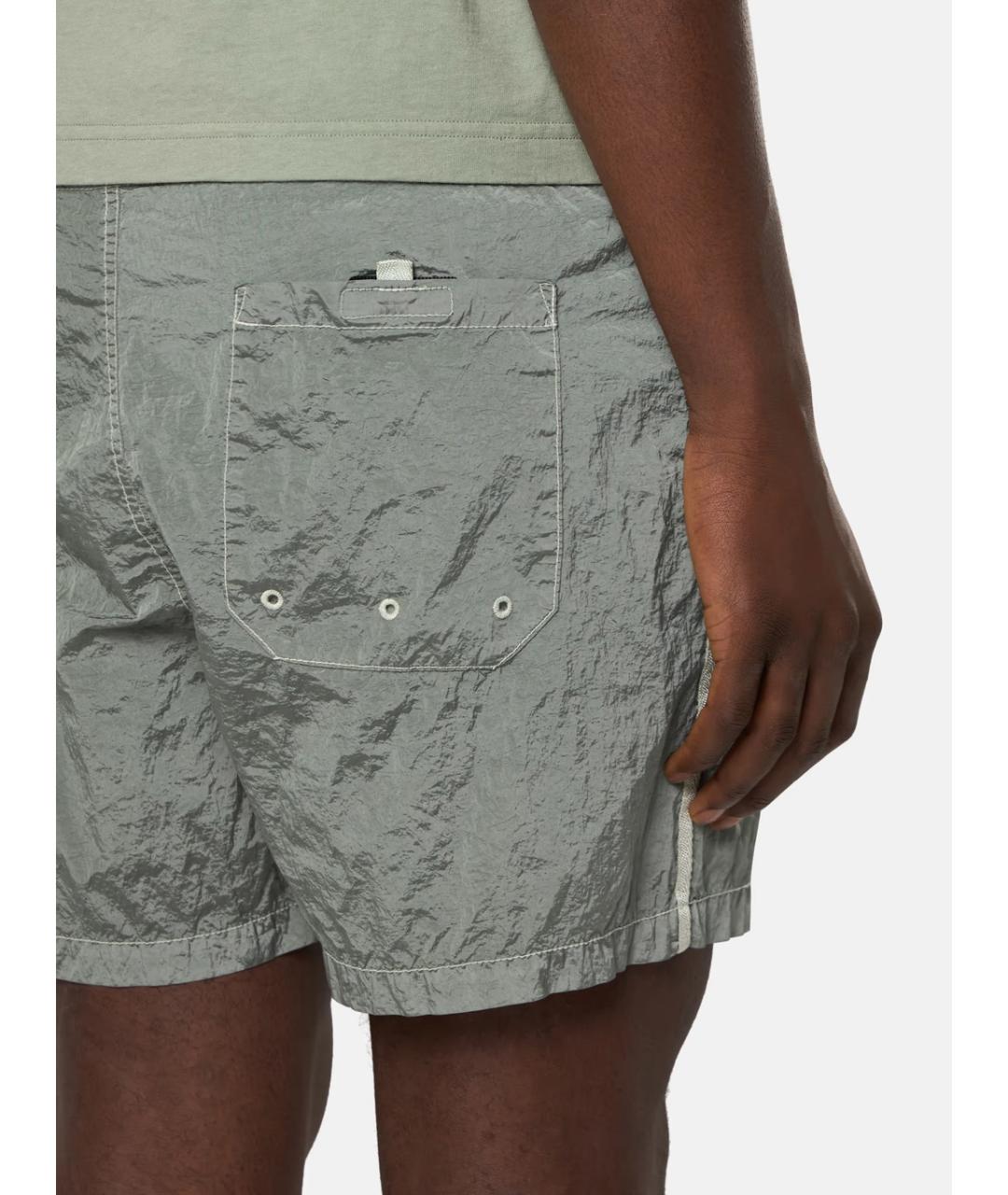 STONE ISLAND Хаки шорты, фото 3