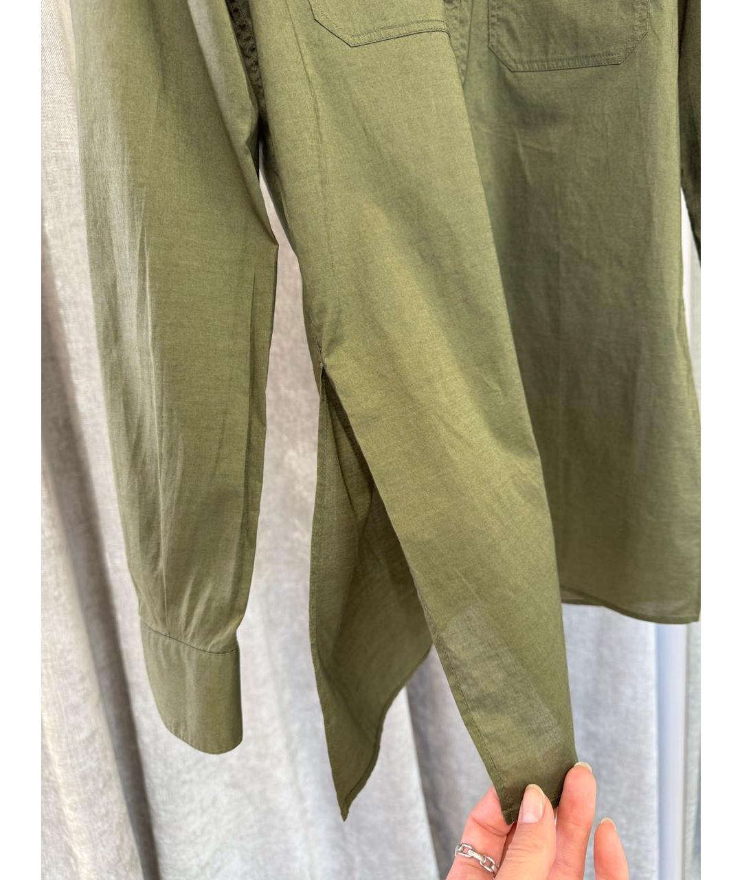 LORO PIANA Хаки рубашка, фото 3