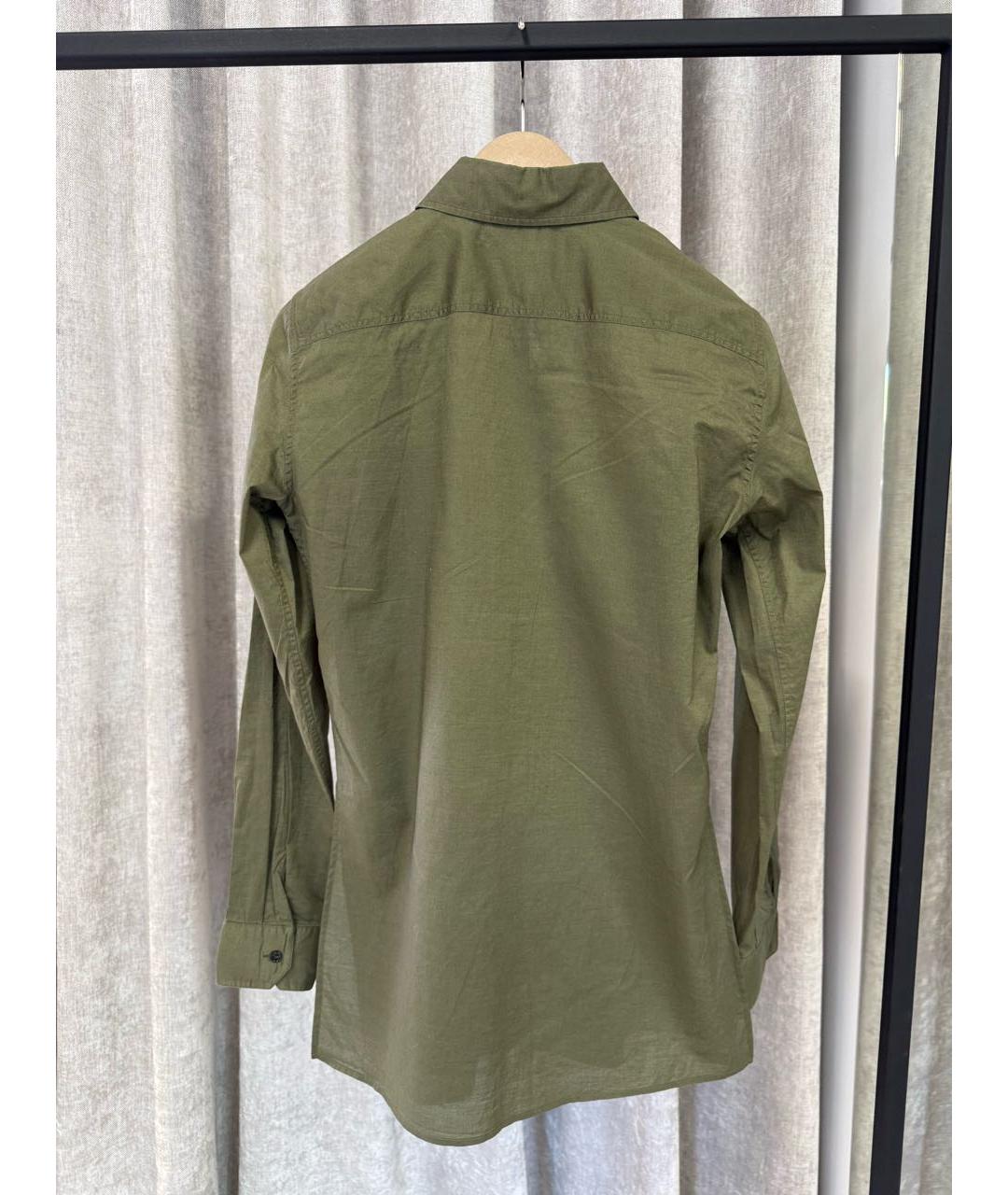 LORO PIANA Хаки рубашка, фото 2