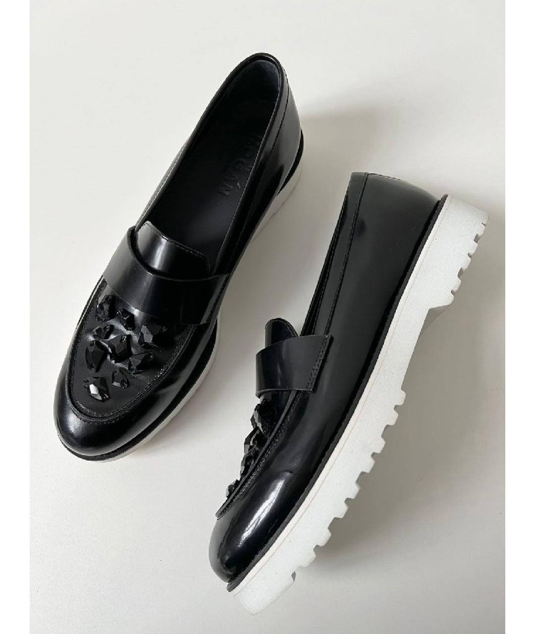 TOD'S Черные кожаные лоферы, фото 9