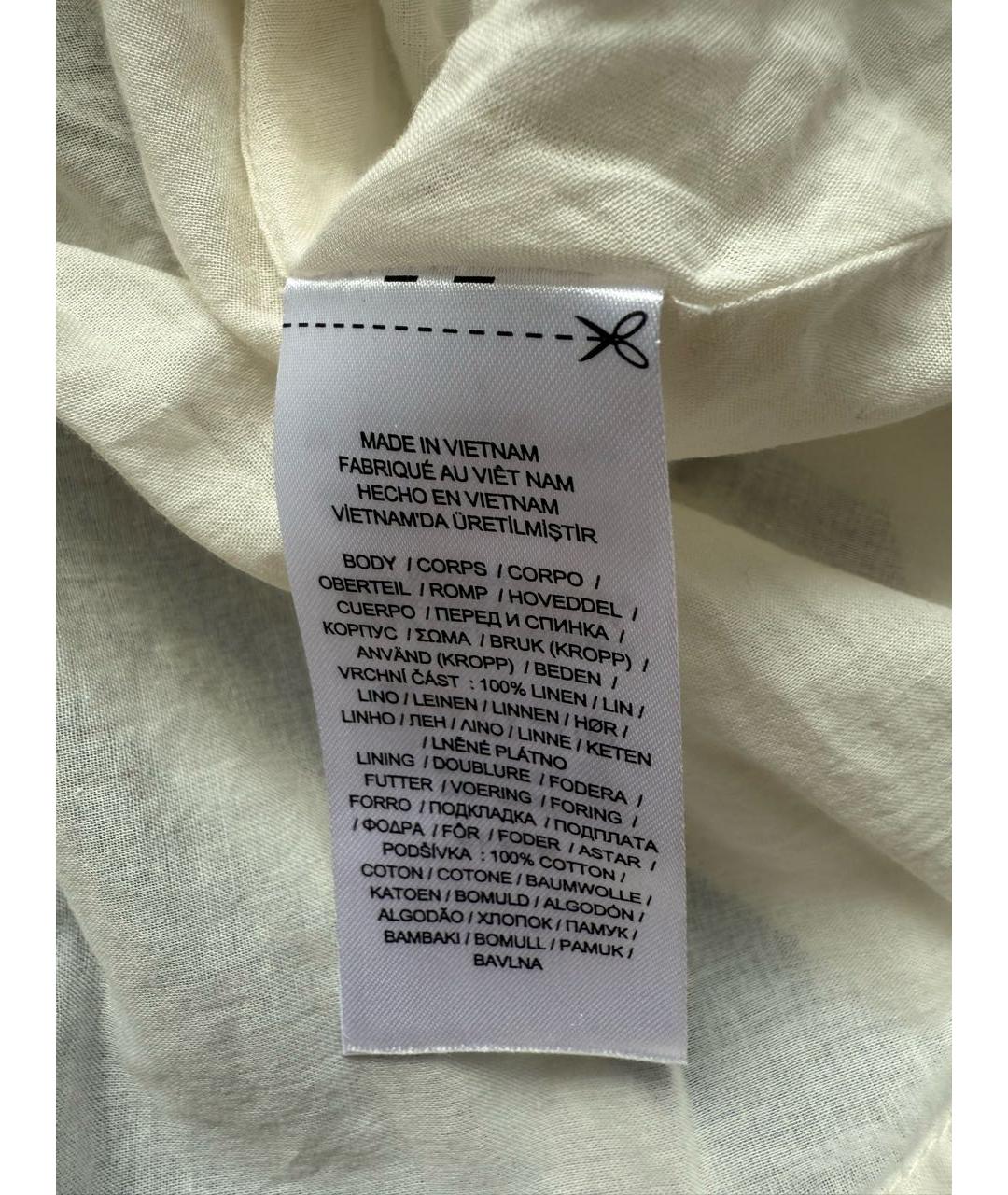 RALPH LAUREN Мульти льняное повседневное платье, фото 6
