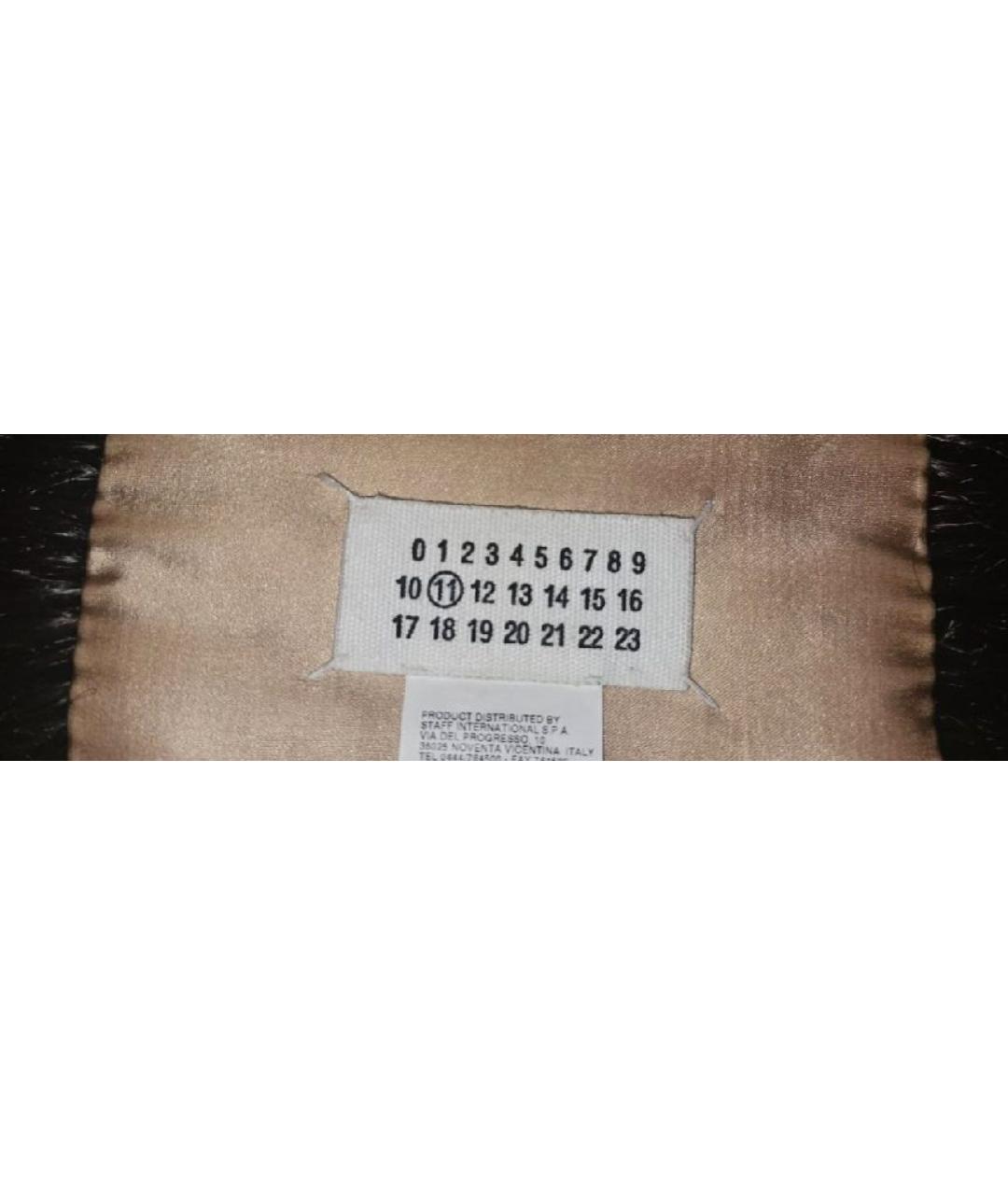 MAISON MARGIELA Коричневый шарф, фото 4