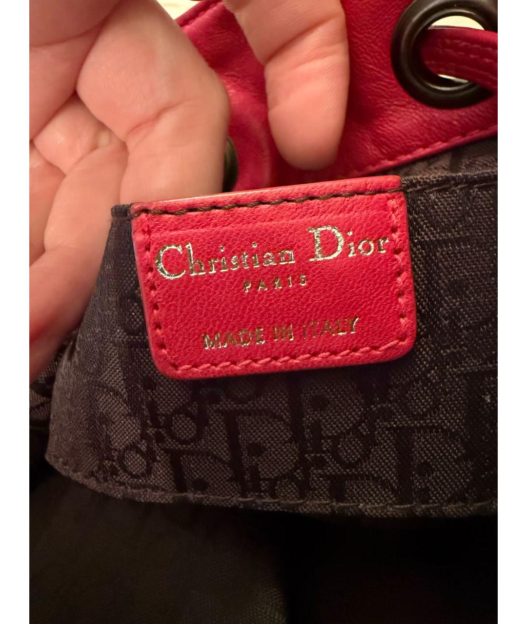 CHRISTIAN DIOR Тканевая сумка с короткими ручками, фото 4