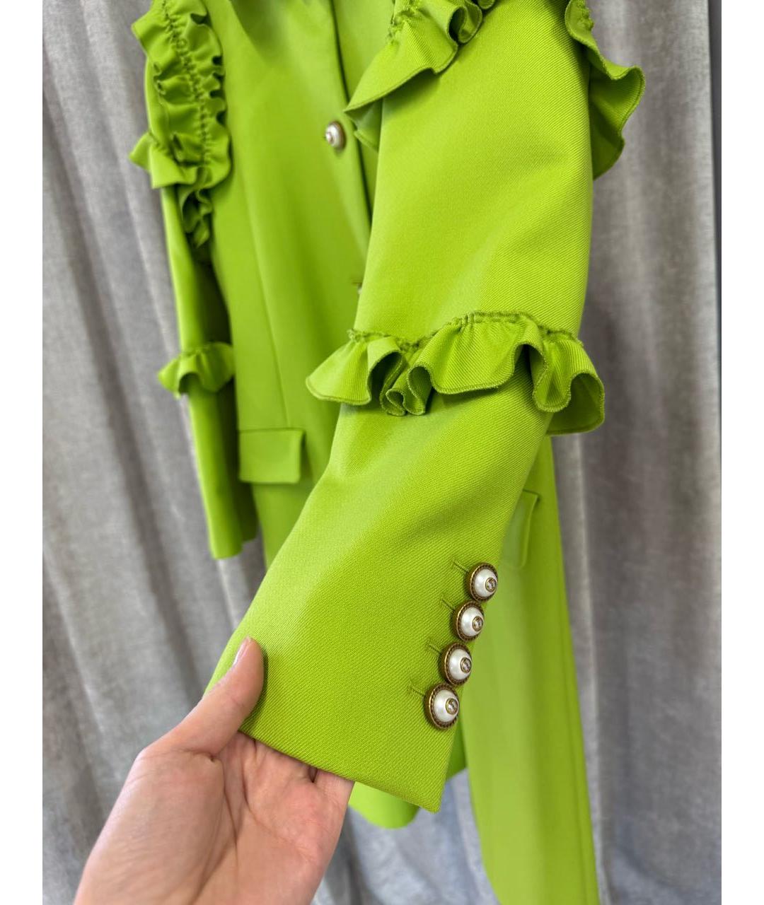 GUCCI Зеленые пальто, фото 5