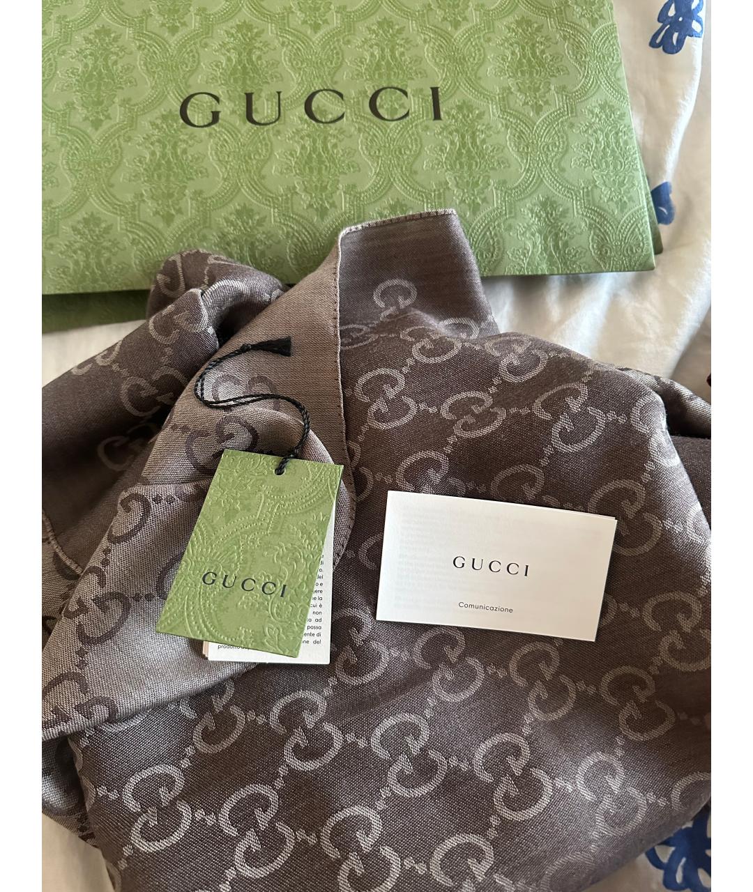 GUCCI Коричневая повязка, фото 2