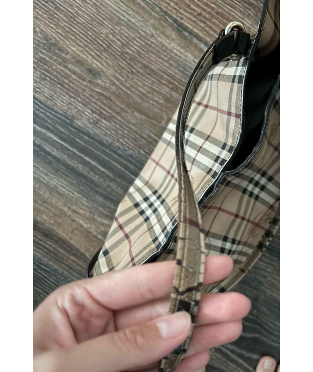 BURBERRY Мульти кожаная сумка с короткими ручками, фото 2
