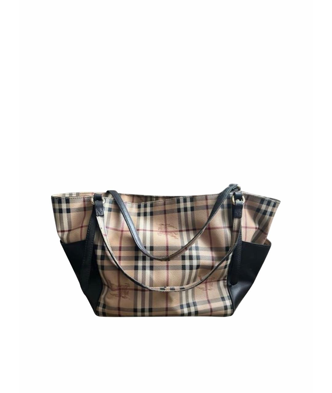 BURBERRY Мульти кожаная сумка с короткими ручками, фото 1