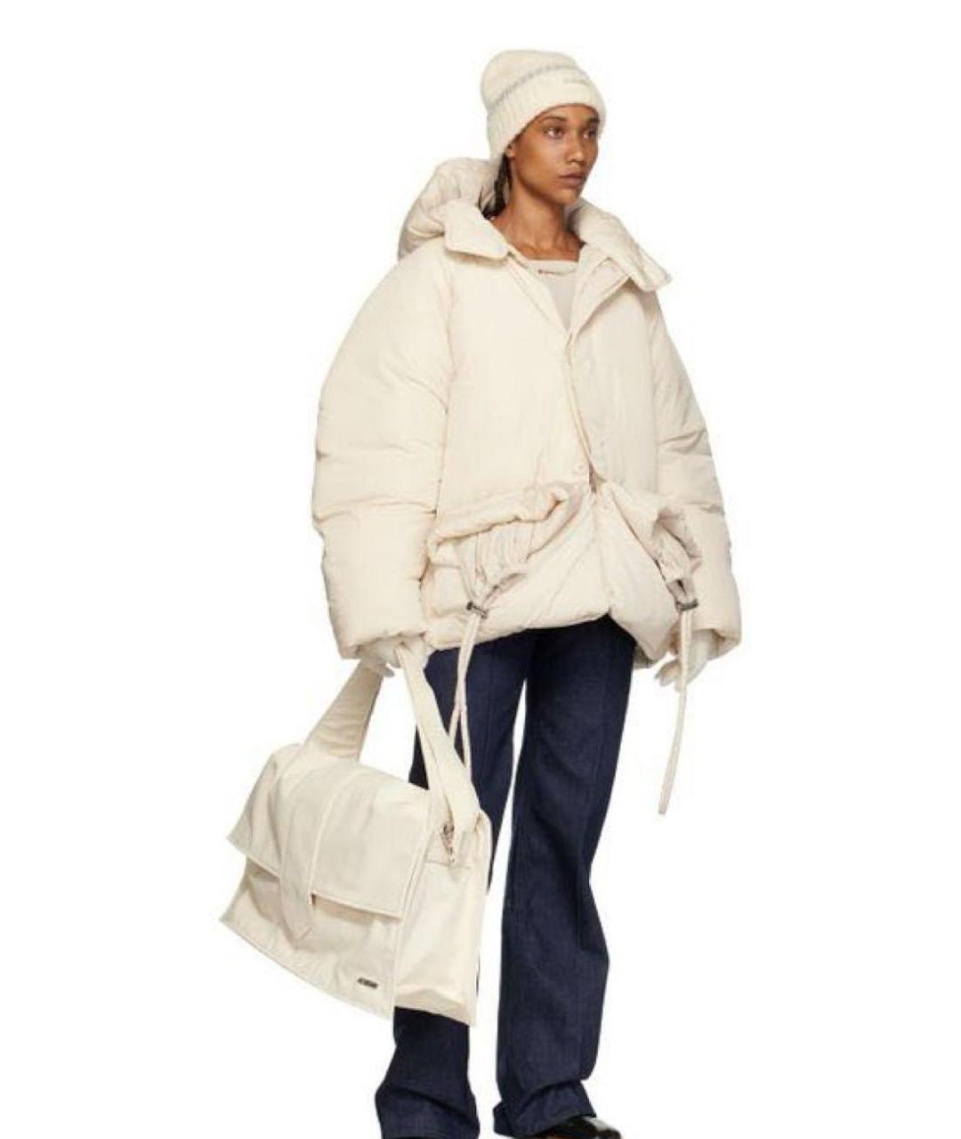 JACQUEMUS Бежевый пуховик, фото 5