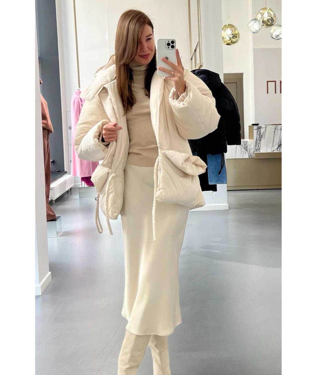 JACQUEMUS Бежевый пуховик, фото 7