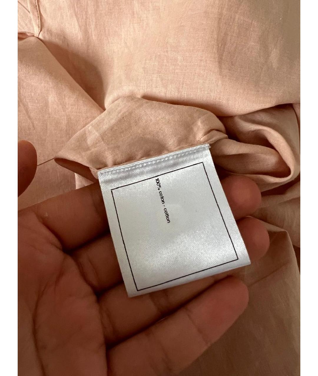 CHANEL Коралловая хлопковая рубашка, фото 9