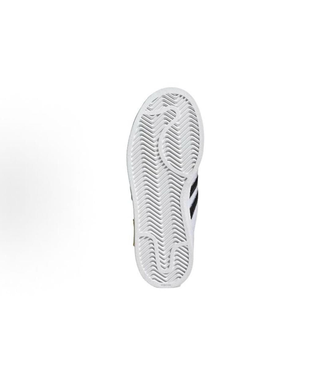 ADIDAS Белые кожаные низкие кроссовки / кеды, фото 8