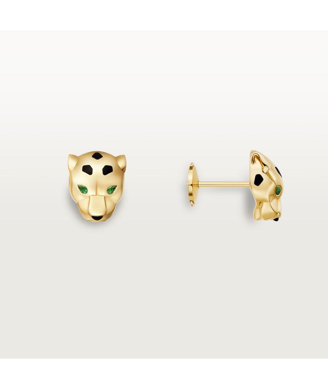CARTIER Золотые серьги из желтого золота, фото 2