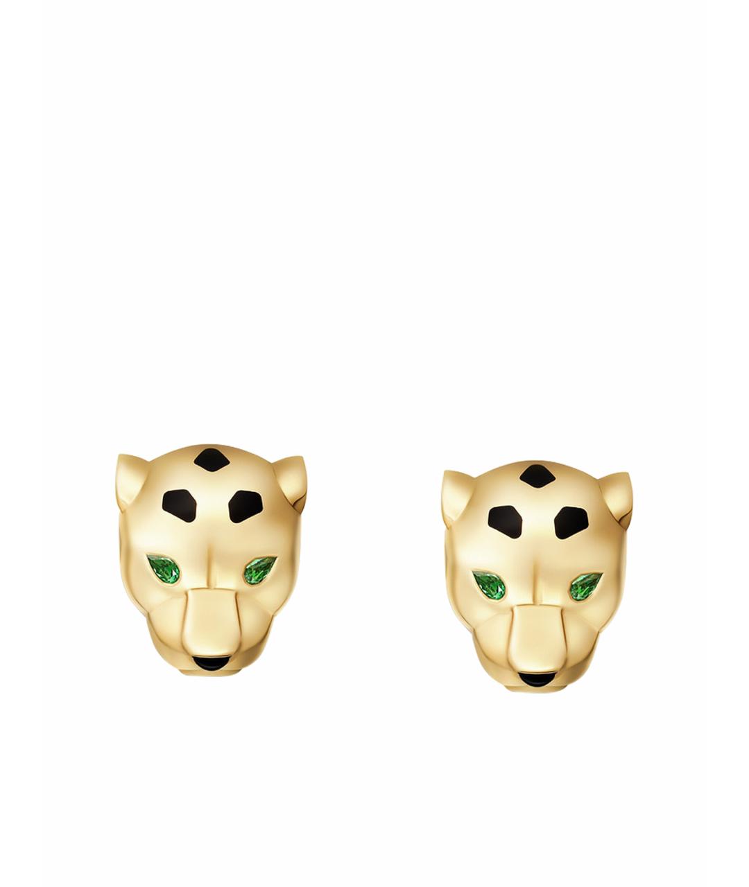 CARTIER Золотые серьги из желтого золота, фото 1