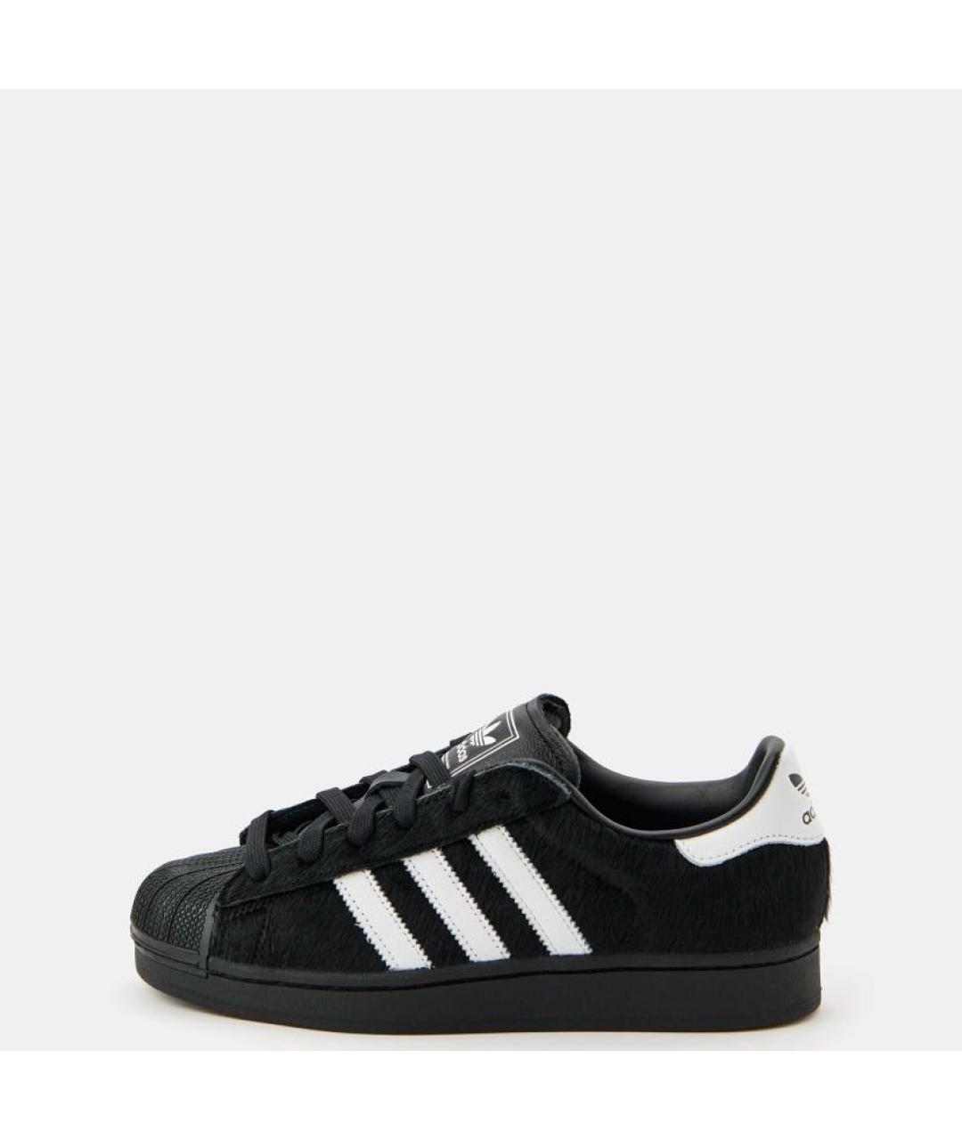 ADIDAS Черные замшевые низкие кроссовки / кеды, фото 2