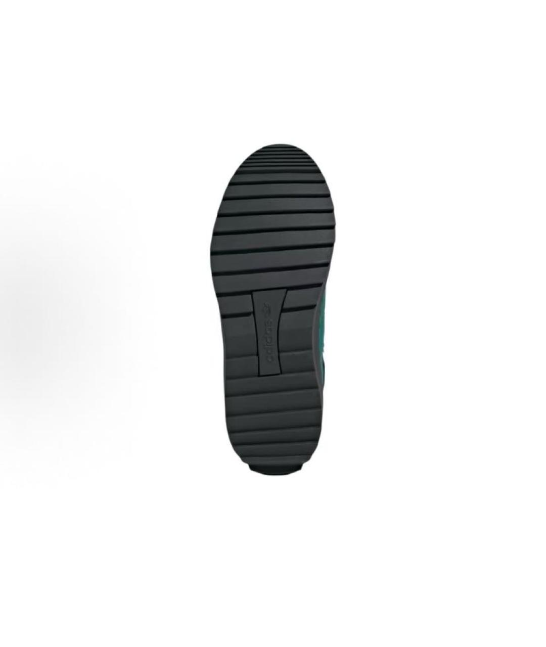 ADIDAS Черные кожаные высокие кроссовки / кеды, фото 6