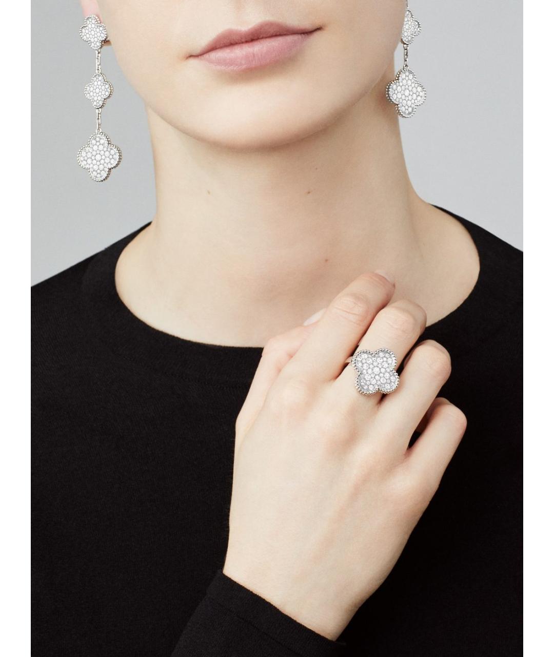 VAN CLEEF & ARPELS Серьги из белого золота, фото 3