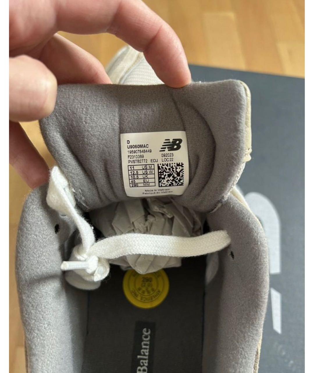 NEW BALANCE Бежевые низкие кроссовки / кеды, фото 7