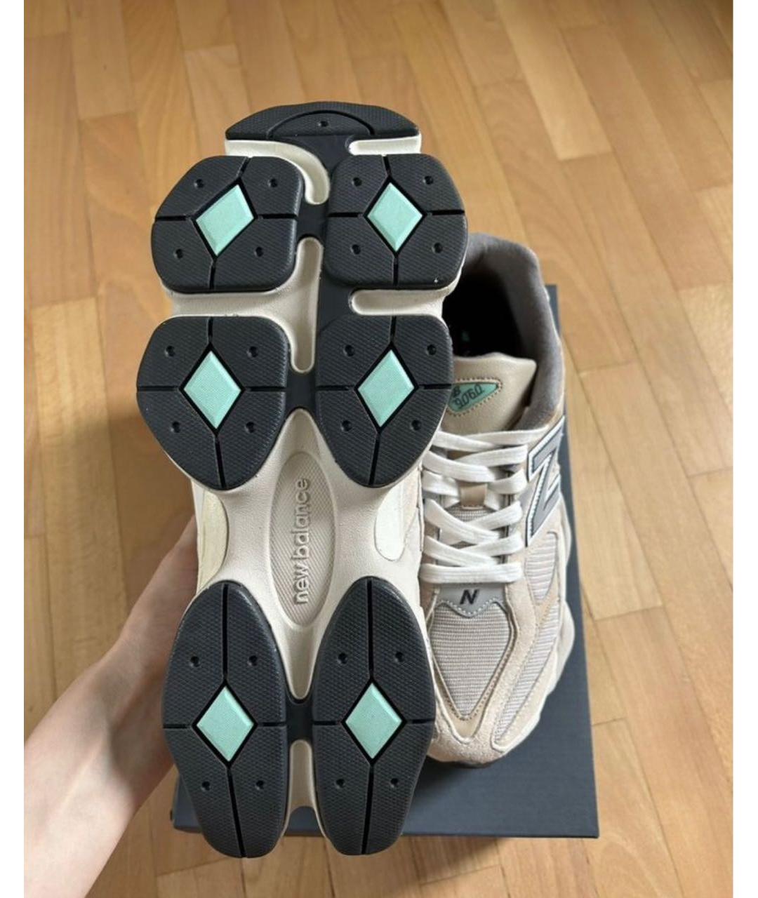 NEW BALANCE Бежевые низкие кроссовки / кеды, фото 5