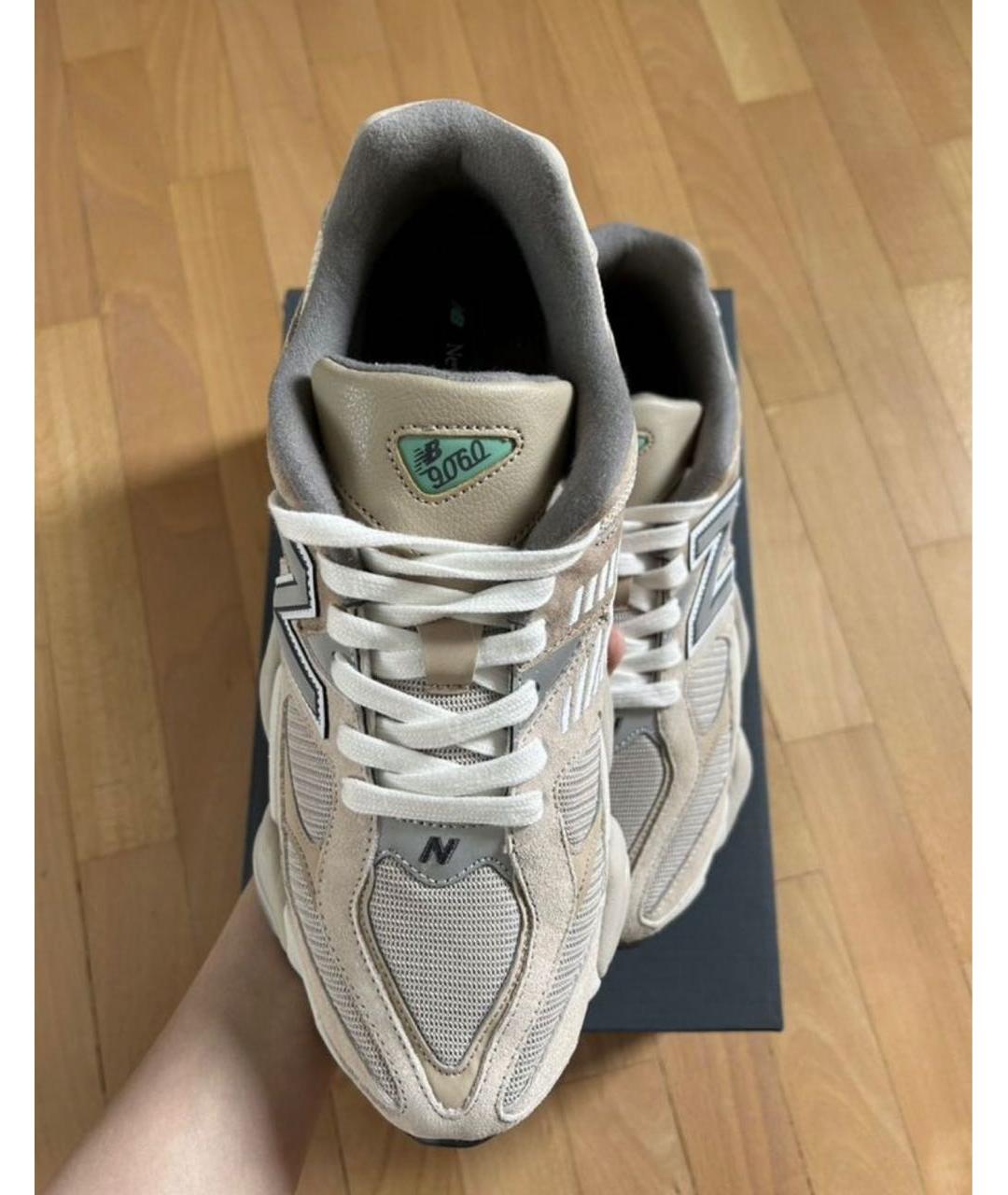 NEW BALANCE Бежевые низкие кроссовки / кеды, фото 4