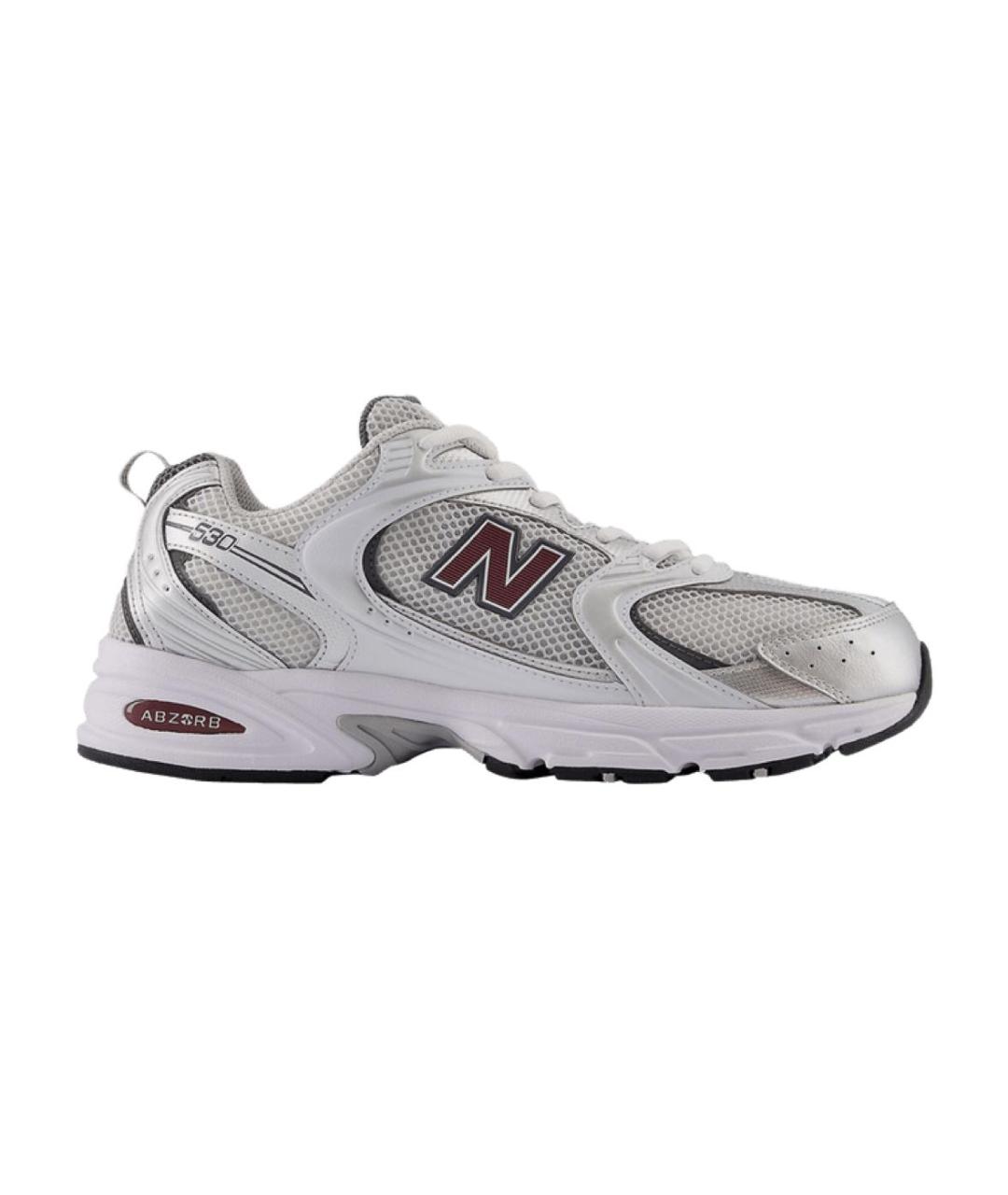 NEW BALANCE Серые синтетические кроссовки, фото 5