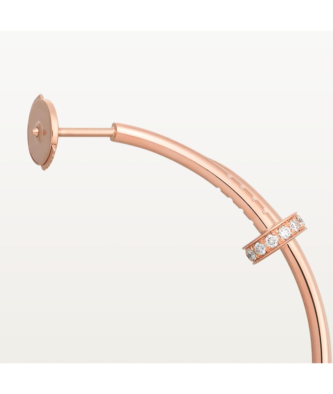 CARTIER Золотые серьги из розового золота, фото 3