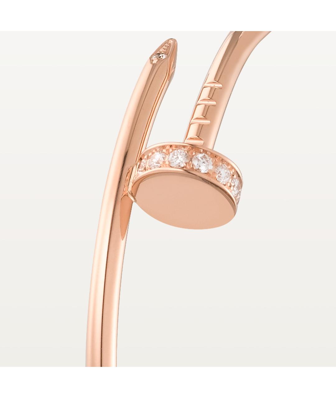 CARTIER Золотые серьги из розового золота, фото 4