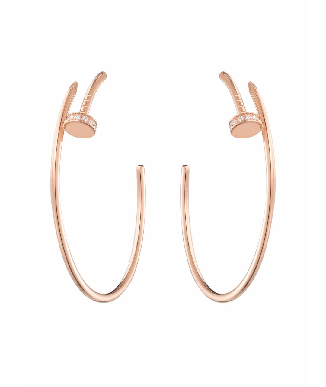 CARTIER Золотые серьги из розового золота, фото 1