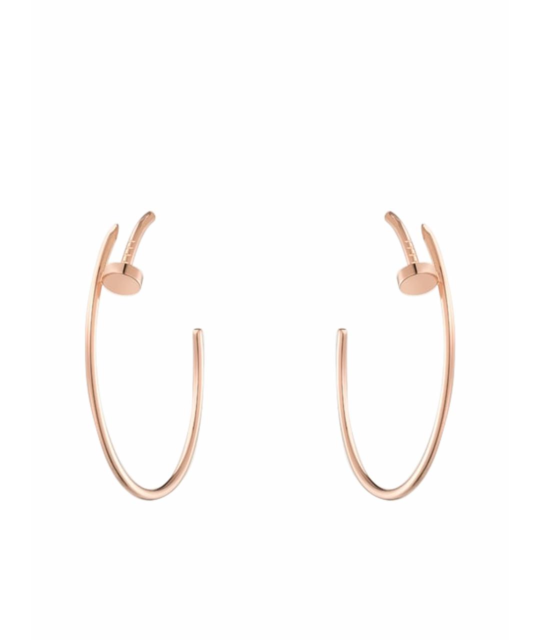 CARTIER Золотые серьги из розового золота, фото 1
