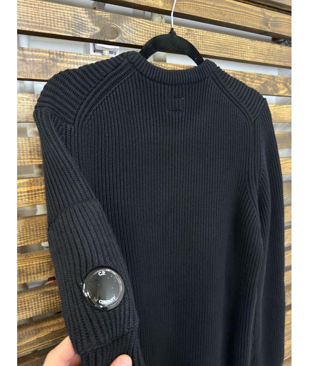 CP COMPANY Черный шерстяной джемпер / свитер, фото 3
