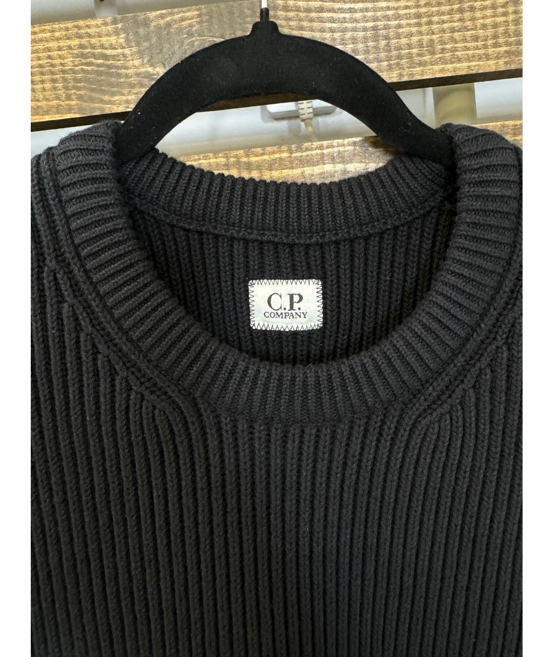 CP COMPANY Черный шерстяной джемпер / свитер, фото 4