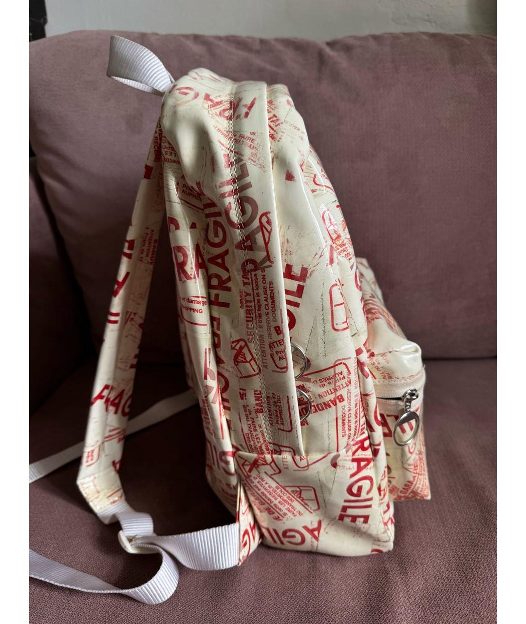 MM6 MAISON MARGIELA Белый рюкзак из искусственной кожи, фото 2